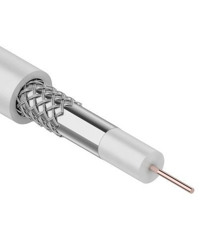 RG-6, CCS 1,00(15%) Al 32х0,12 In PVC. Кабель коаксиальный омедненный. SUPRLAN в Черкесске