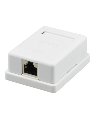 Розетка настенная RJ-45, 8P8C, Cat.5e, 1 порт FTP (10-0354). Компьютерная розетка. SUPRLAN в Черкесске
