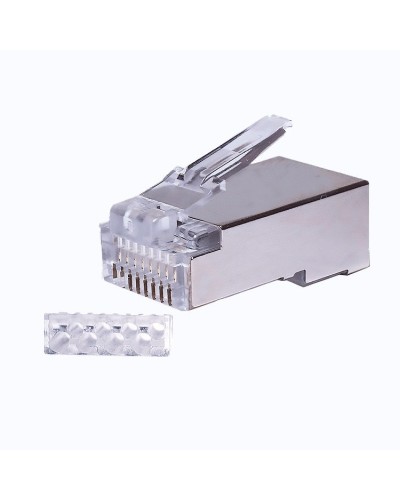 Коннекторы 8P8C FTP Cat.6 3U (RJ-45) (100шт) (10-0202). Разъем RJ-45. SUPRLAN в Черкесске