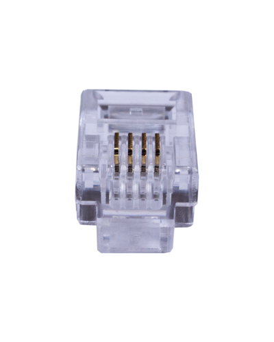 Коннекторы 4P4C (RJ-11) (100шт) (10-0229). Телефонный разъем 4P4C (RJ-11). SUPRLAN в Черкесске