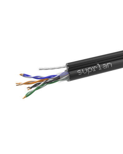 UTP Cat.5e 4x2xAWG24 Cu PE Outdoor T-FG8 (трос) Standard (01-0322-1). Кабель «витая пара» (LAN) для структурированных систем связи. SUPRLAN в Черкесске