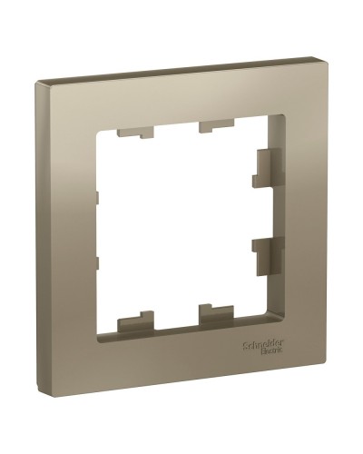 AtlasDesign рамка 1-местная, шампань (ATN000501). Рамка. Systeme Electric в Черкесске