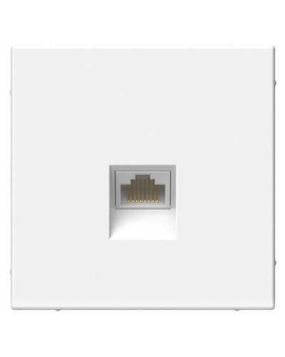 ArtGallery розетка RJ45, кат. 6Е, скрытой установки, механизм, белый (GAL000186). Розетка компьютерная. Systeme Electric в Черкесске