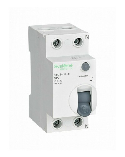 City9 Set 63А 2P 30мА AC 230В (C9R36263). Выключатель дифференциального тока. Systeme Electric в Черкесске