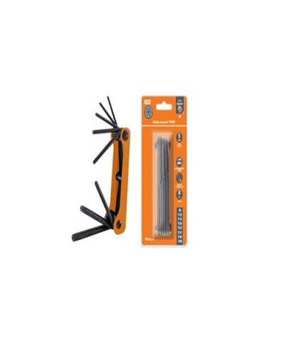 Набор ключей TORX раскладной 8шт.: T9-T40, углеродистая сталь Гранит TDM (SQ1020-0211). Набор ключей. TDM ЕLECTRIC в Черкесске