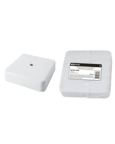 Коробка КР 100х100х29 ОП белая, IP40 (SQ1401-0907). Распаячная коробка. TDM ЕLECTRIC в Черкесске