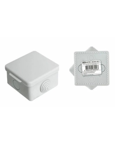 Коробка ОП 65х65х50мм, крышка,  IP54, 4вх. (SQ1401-0111). Распаячная коробка. TDM ЕLECTRIC в Черкесске