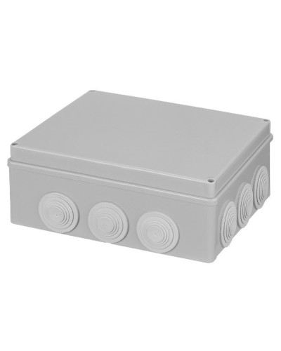 Распаячная коробка ОП 240х190х90мм, крышка, IP55, 12 гермовводов TDM (SQ1401-1143). Распаячная коробка ОП. TDM ЕLECTRIC в Черкесске