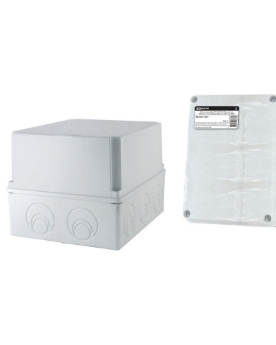 Коробка ОП 240х195х165мм, крышка, IP44, кабельные вводы d28-3шт, d37-2шт (SQ1401-1273). Распаячная коробка. TDM ЕLECTRIC в Черкесске