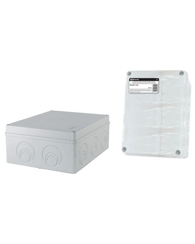 Коробка ОП 240х195х90мм, крышка, IP55, кабельные вводы d28-3шт, d37-2шт (SQ1401-1272). Распаячная коробка. TDM ЕLECTRIC в Черкесске