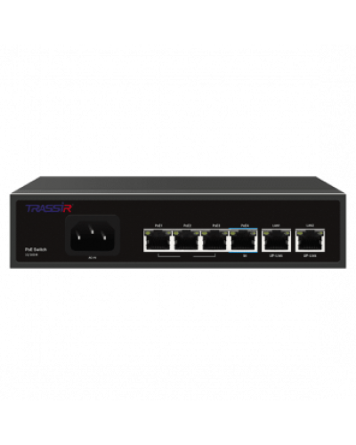 TR-NS1206-65-4PoE. Коммутатор с PoE. Trassir в Черкесске