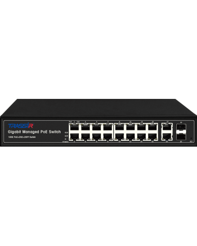 TR-NS24202S-300-16PoE. Коммутатор с PoE. Trassir в Черкесске