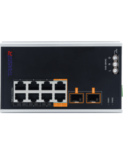TR-NS15102S-130-8POE. Коммутатор с PoE. Trassir в Черкесске