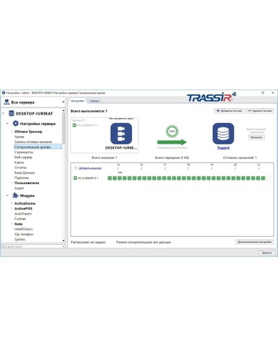 TRASSIR NetSync. Программное обеспечение для IP систем видеонаблюдения. Trassir в Черкесске