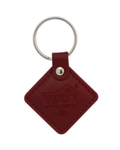 VIZIT-RF2.2 (Red). Брелок proximity кожаный. VIZIT в Черкесске