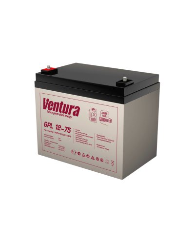 Ventura GPL 12-75. Аккумулятор герметичный свинцово-кислотный. Ventura в Черкесске