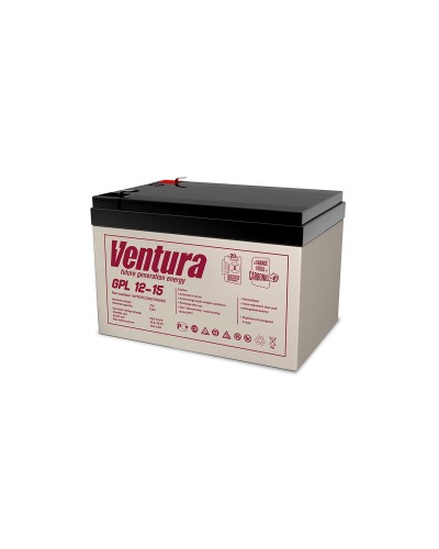 Ventura GPL 12-15. Аккумулятор герметичный свинцово-кислотный. Ventura в Черкесске