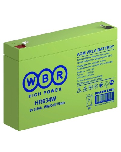 WBR HR634W. Аккумулятор герметичный свинцово-кислотный. WBR в Черкесске