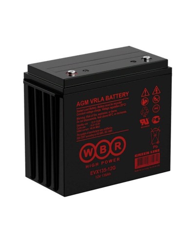 WBR EVX135-12G. Аккумулятор герметичный свинцово-кислотный. WBR в Черкесске