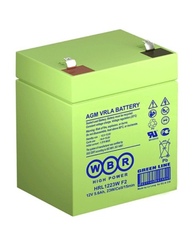 WBR HRL1223W F2. Аккумулятор герметичный свинцово-кислотный. WBR в Черкесске