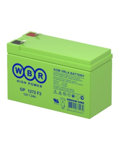 WBR GP1272 F2 (12V28W). Аккумулятор герметичный свинцово-кислотный. WBR в Черкесске