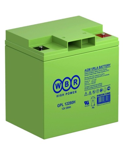 WBR GPL12280H. Аккумулятор герметичный свинцово-кислотный. WBR в Черкесске
