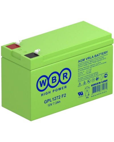 WBR GPL1272 F2. Аккумулятор герметичный свинцово-кислотный. WBR в Черкесске