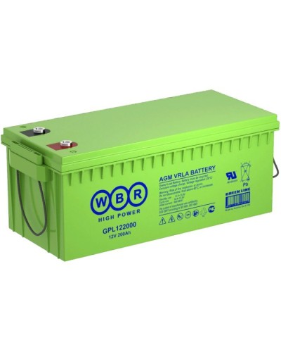 WBR GPL122000. Аккумулятор герметичный свинцово-кислотный. WBR в Черкесске