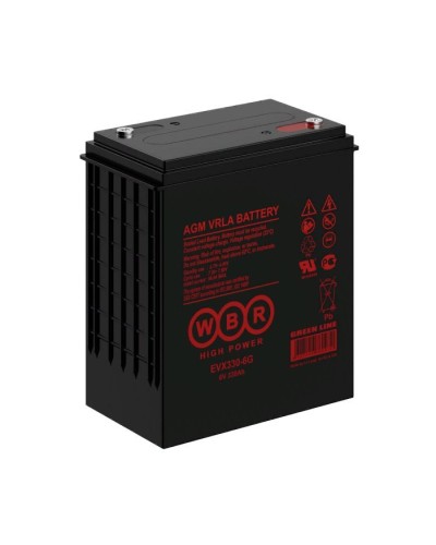 WBR EVX330-6G. Аккумулятор герметичный свинцово-кислотный. WBR в Черкесске