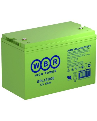 WBR GPL121000A. Аккумулятор герметичный свинцово-кислотный. WBR в Черкесске