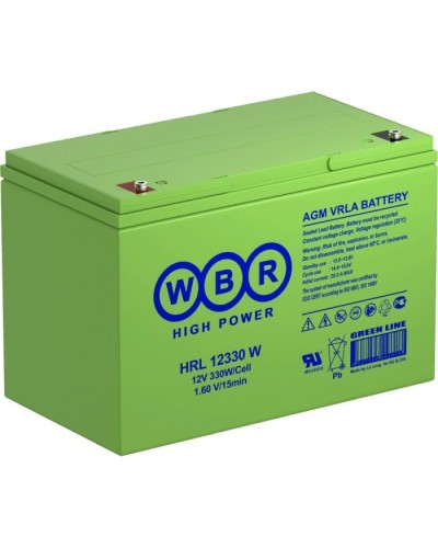 WBR HRL12330W. Аккумулятор герметичный свинцово-кислотный. WBR в Черкесске