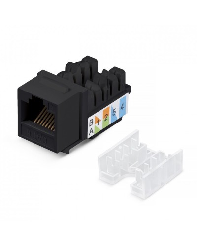 WR-KJ-RJ45-C5E-90-SW-BK. Вставка Keystone Jack RJ-45. WRLine в Черкесске