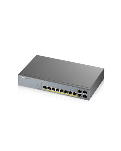 GS1350-12HP-EU0101F. Коммутатор сетевой PoE управляемый L2. ZYXEL в Черкесске