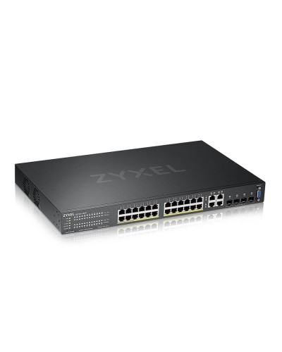 GS2220-28HP-EU0101F. Гибридный L2 коммутатор PoE+. ZYXEL в Черкесске