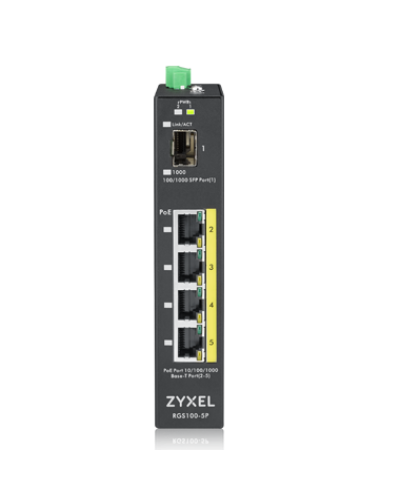 RGS100-5P-ZZ0101F. Промышленный PoE+ коммутатор. ZYXEL в Черкесске