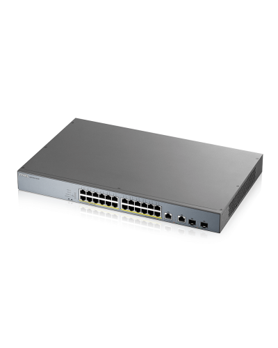 GS1350-26HP-EU0101F. L2 коммутатор PoE+ для IP-видеокамер rack 19. ZYXEL в Черкесске