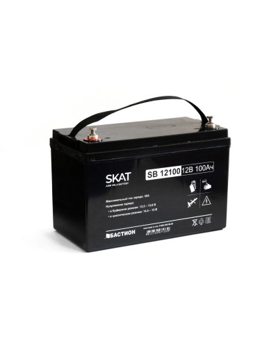 SKAT SB 12100 (2542). Аккумулятор герметичный свинцово-кислотный. Бастион в Черкесске