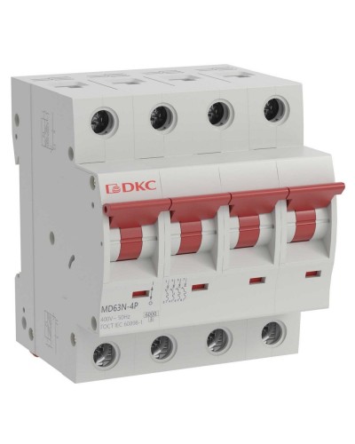 YON max MD63N 4P 32А 6кА C (MD63N-4PC32). Автоматический выключатель. ДКС в Черкесске