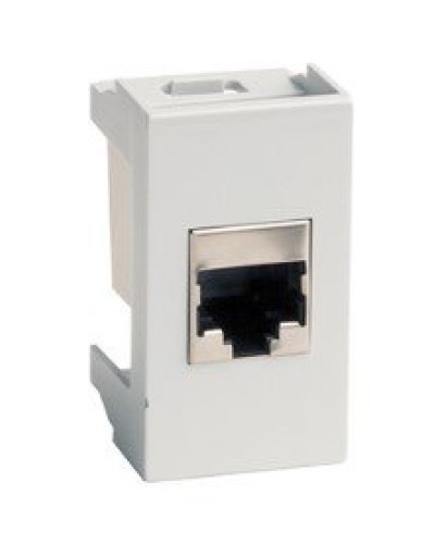 Розетка RJ-45 Viva 1 модуль серая (45138): Розетка компьютерная с одним разъёмом в Черкесске