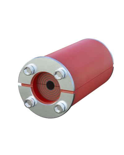 Проходка круглая, нержавеющая, D31х40 мм для кабелей D4-17 мм (DXF3112): Проходка круглая, нержавеющая в Черкесске