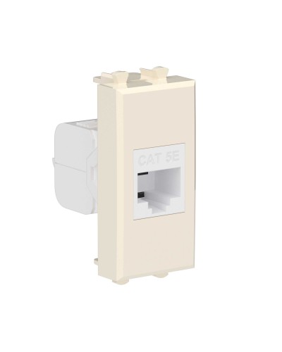 Розетка RJ-45, кат.5E, Avanti, 1 модуль, ванильная дымка (4405661): Розетка компьютерная модульная в Черкесске