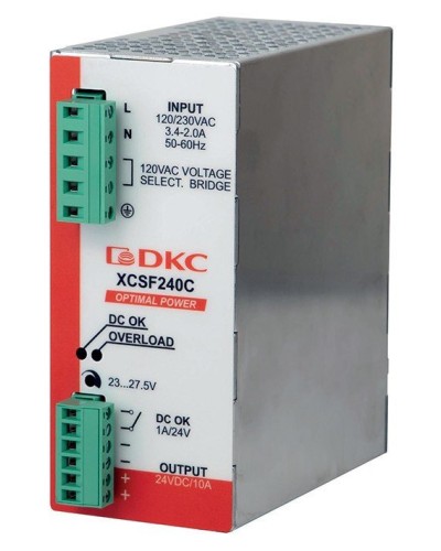 Источник питания однофазный, 240Вт, 5А, 48В (XCSF240DP). Источник питания OPTIMAL POWER однофазный, с ORing диодом. ДКС в Черкесске