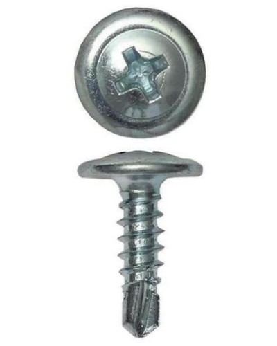 Саморез с пресс-шайбой 4.2х41 со сверлом (200 шт) (CM274041). Саморез с пресс-шайбой. ДКС в Черкесске