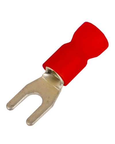 Наконечник вилочный НВИ 0,25-1,5 М6 (D6,4мм) (100 шт) (2A16P-EE-PVC). Наконечник вилочный с изолированным фланцем ПВХ. ДКС в Черкесске