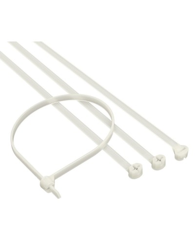 Хомут 3,6x300 P6.6, белый (100шт) (21210SR): Хомут с двойным замком в Черкесске