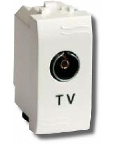 Розетка TV Brava универсальная 1 модуль слоновая кость (75721S): Розетка TV в Черкесске