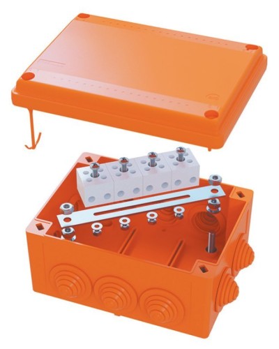 Коробка FS 100х100х50 6P (FSB11604): Коробка ответвительная огнестойкая из термопласта в Черкесске