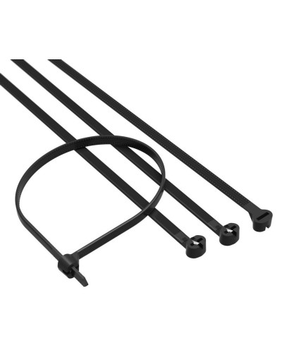 Хомут 3,6x140 P6.6, черный (100шт) (21309SR): Хомут с двойным замком в Черкесске