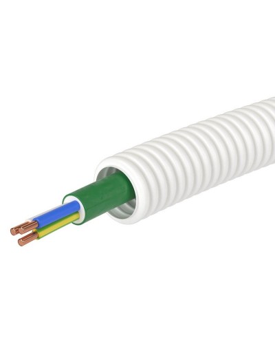 Труба ПЛЛ D20 + ППГнг(А)-HF 3х1,5 (ГОСТ+) (8L82050HF). Гофрошланг с кабелем. ДКС в Черкесске