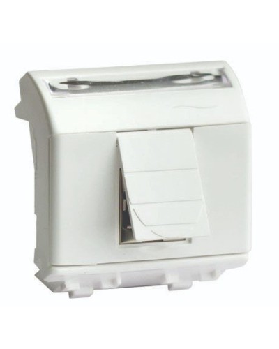 Розетка RJ-45 Brava 2 модуля слоновая кость (75655S): Розетка компьютерная с двумя разъёмами в Черкесске